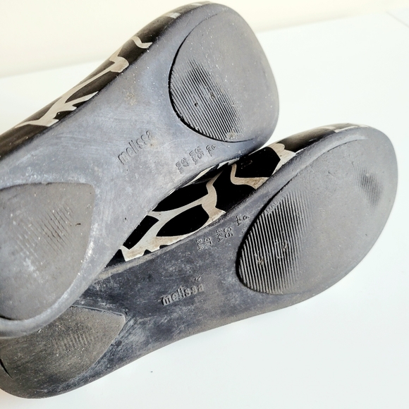 M Melissa Ultragirl Giraffe Animal Print Flats 6 - Picture 5 of 6